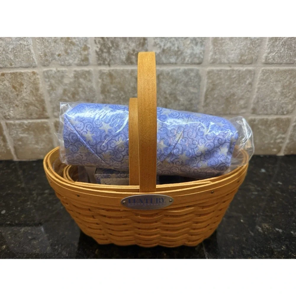 Longaberger Collector Club Rare 2000 Century Basket Double Set Retired‎ NEW